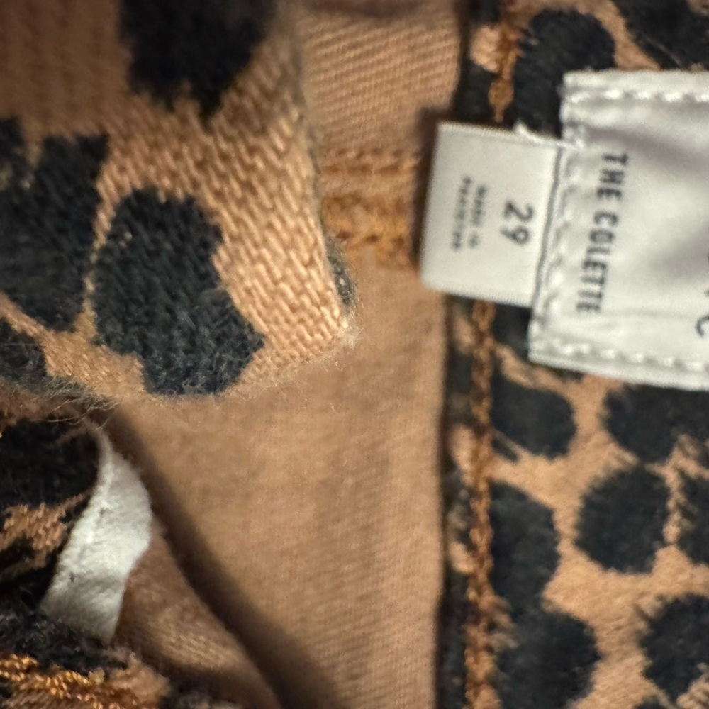 Maeve Anthropologie Leopard Print Wide-Leg Pants - Picture 5 of 5